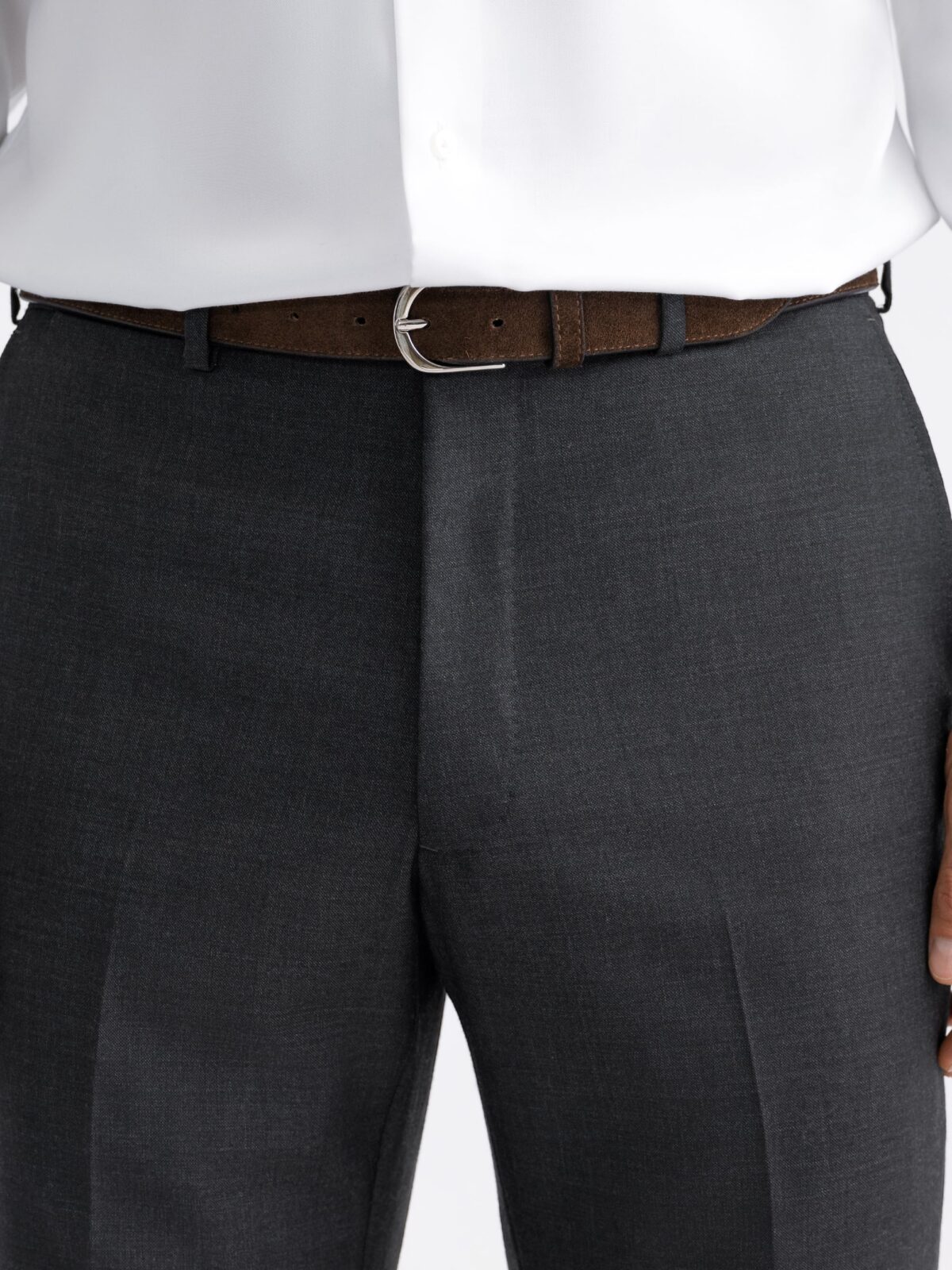 Dark Grey Brescia Suit Trousers in Pure S110's Wool | SUITSUPPLY Switzerland