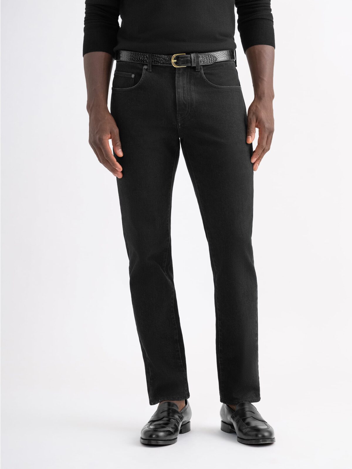 Washington Black Stretch Blend Tuxedo Pants –