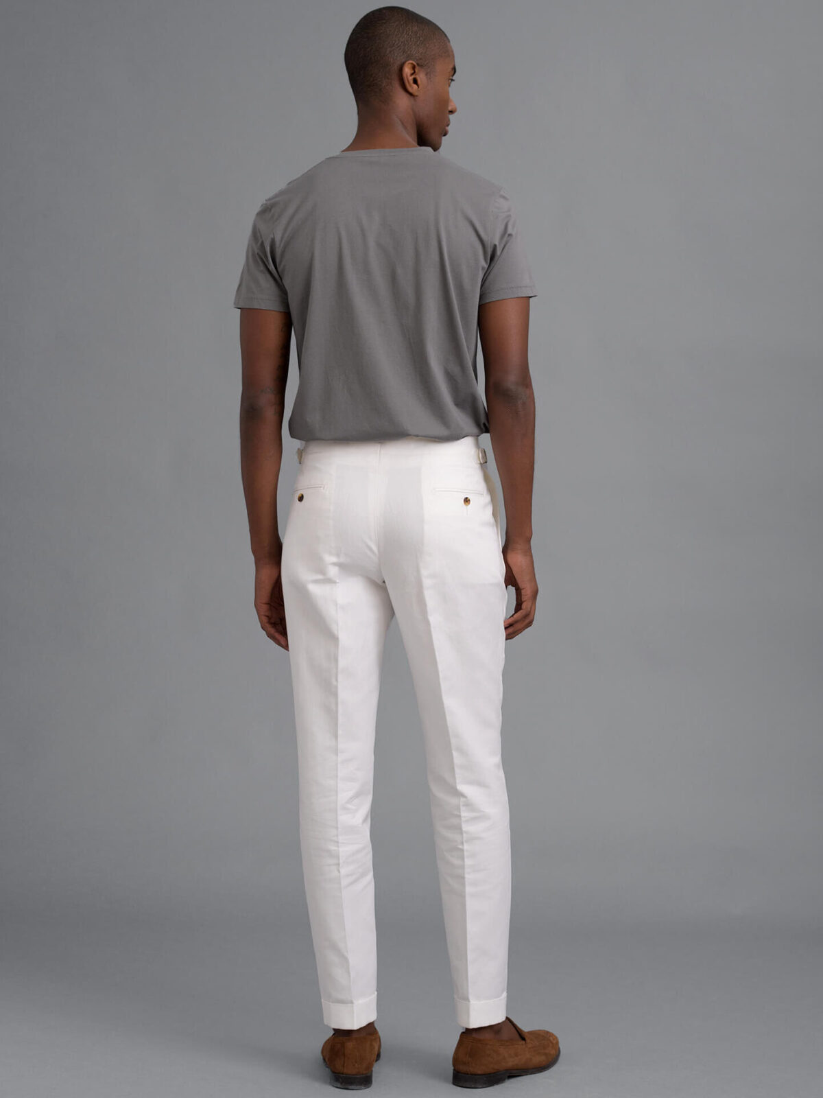Douuod Kids pleat-detail trousers - White