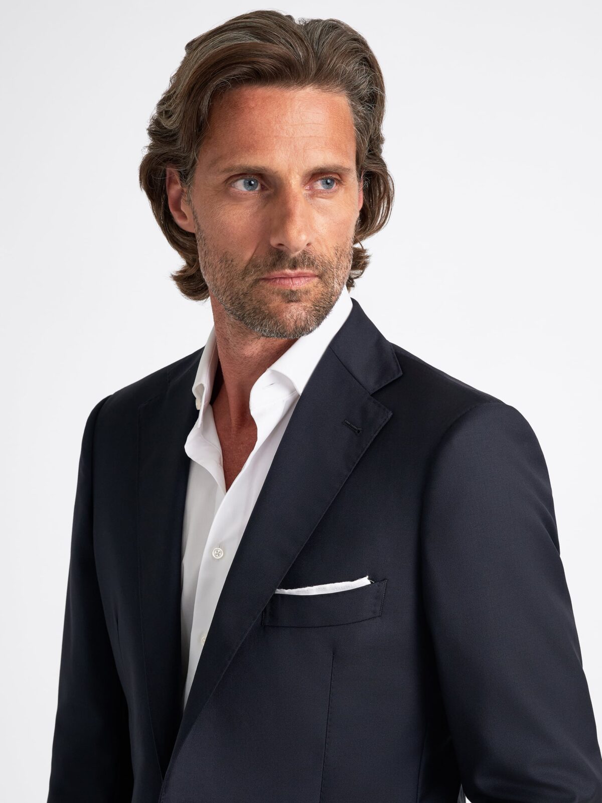 VBC Navy S110s Wool Allen Suit - Custom Fit Tailored Clothing