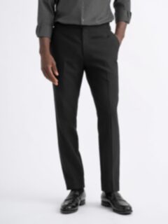 Black Heavy Fresco Dress Pant - Custom Fit Tailored Clothing