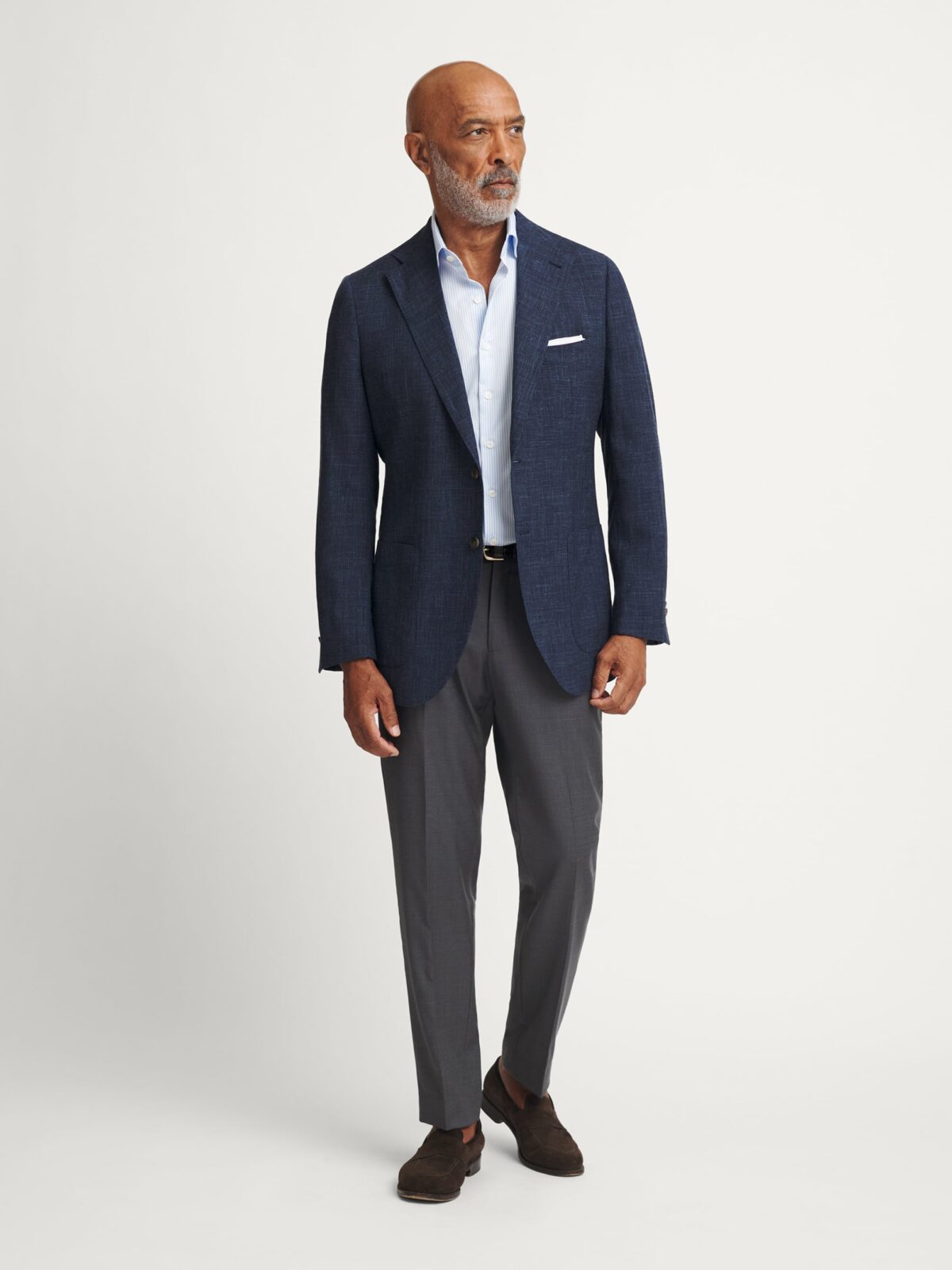 Loro Piana Ocean Wool Silk and Linen Jacket - Custom Fit Tailored