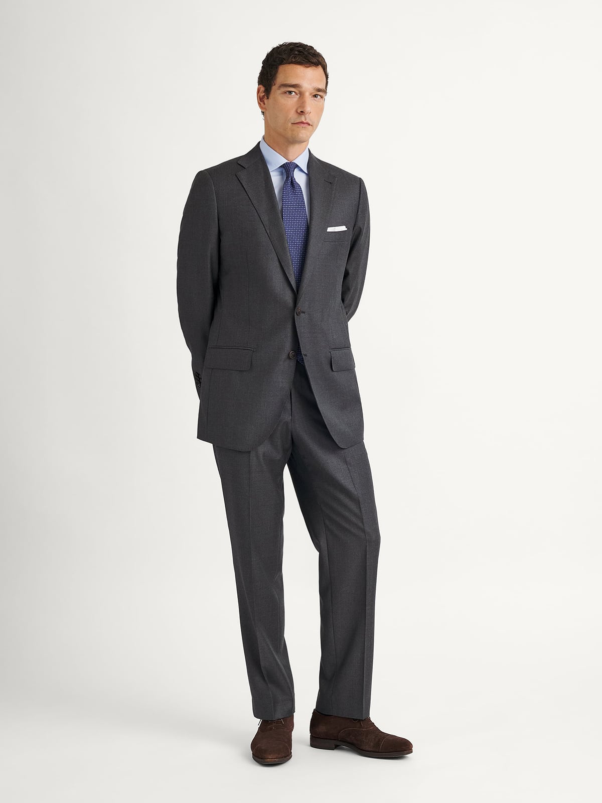 VBC Grey S110s Allen Suit - Custom Fit Tailored Clothing