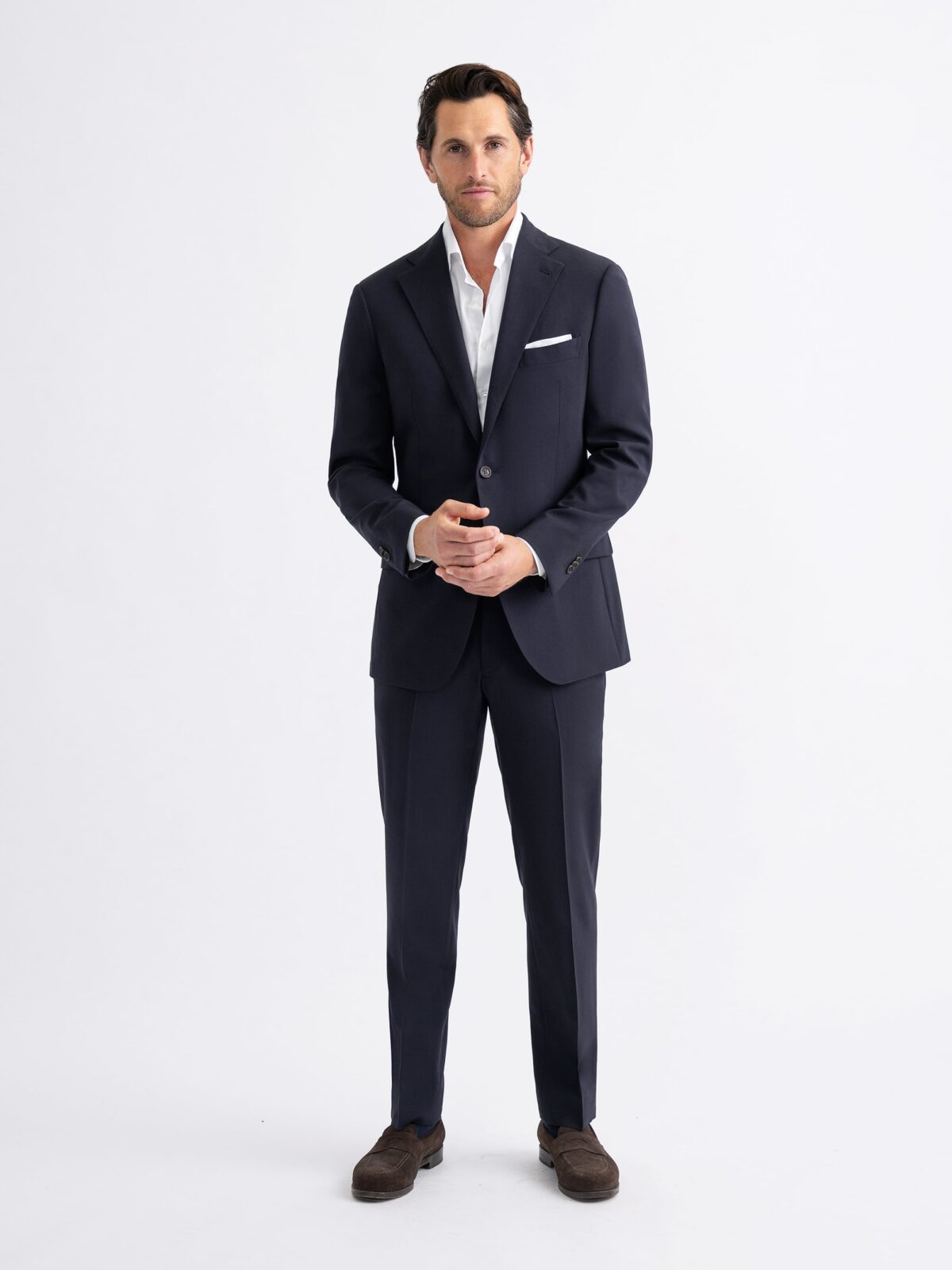 Navy Stretch Allen Suit - Custom Fit Tailored Clothing