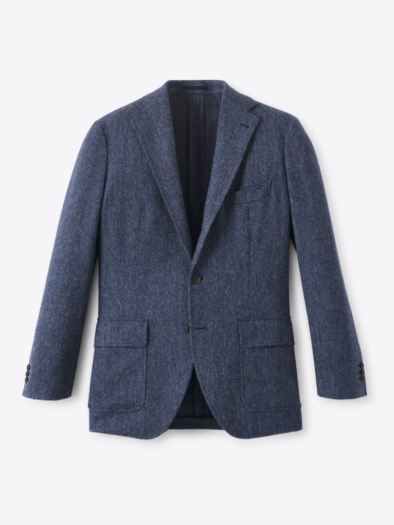 Men’s Slate Herringbone Shetland Tweed Thumb