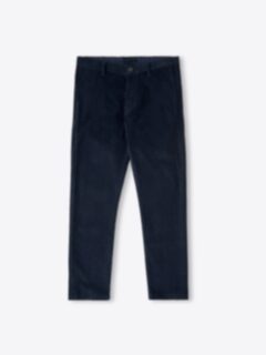 Shop Trento Navy Stretch Corduroy Chino