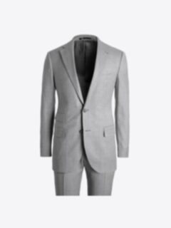 Shop Reda S110s Light Grey Wool Flannel Allen Suit