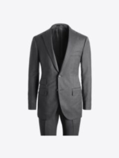 Shop Reda S110s Charcoal Wool Flannel Allen Suit