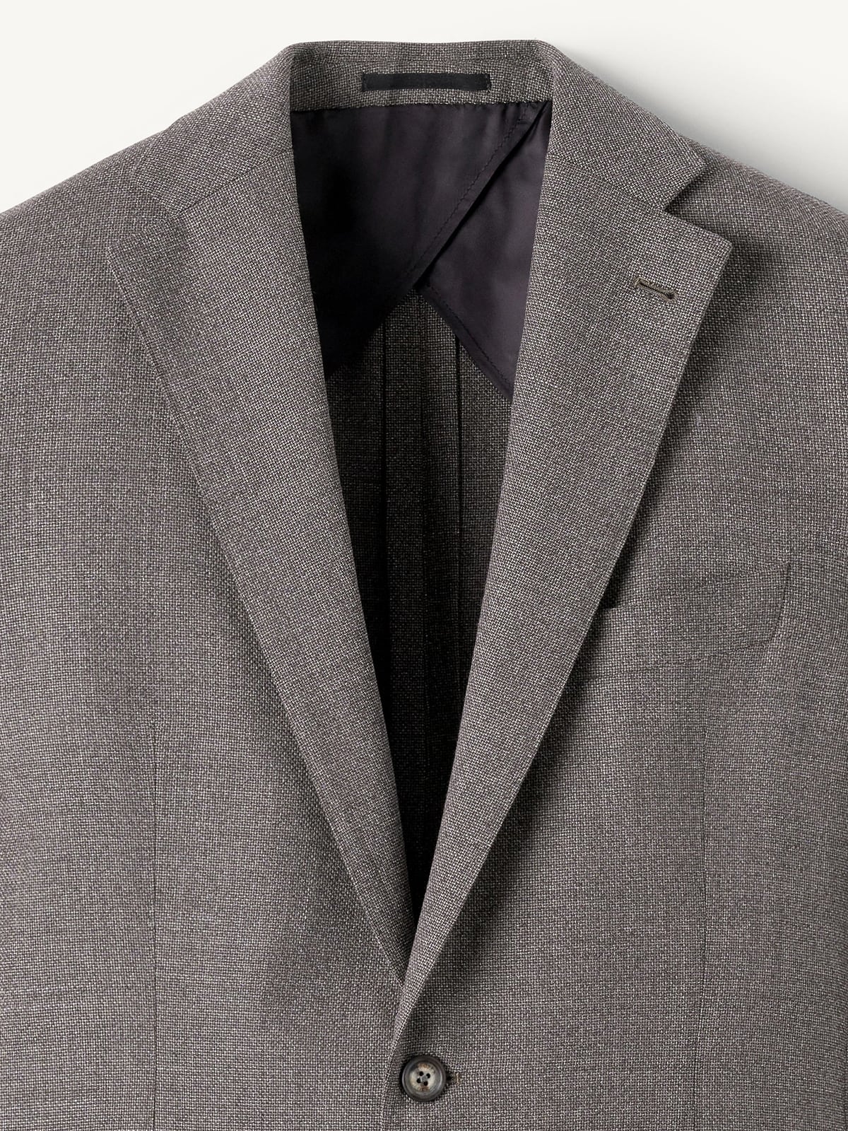 Reda Taupe Hopsack Bedford Jacket - Custom Fit Tailored Clothing