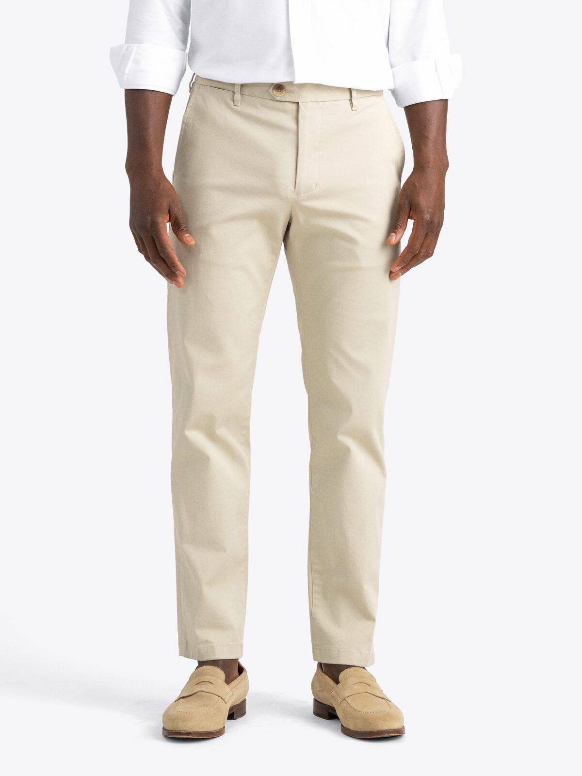 パンツ CIOTA Beige Wide Chino Pants Wide Chino Pants in Beige – Blue Owl Workshop