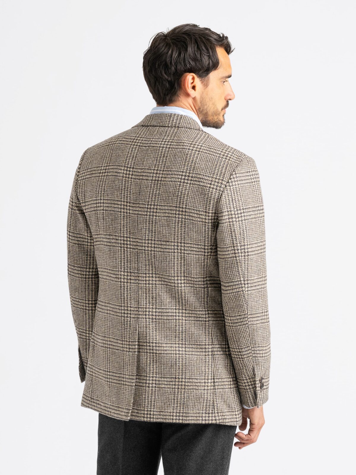 ジャケット・アウター EG \"DL Jacket Glen Plaid Houndstooth\" Single-breasted glen plaid jacket in Multicolor for Women