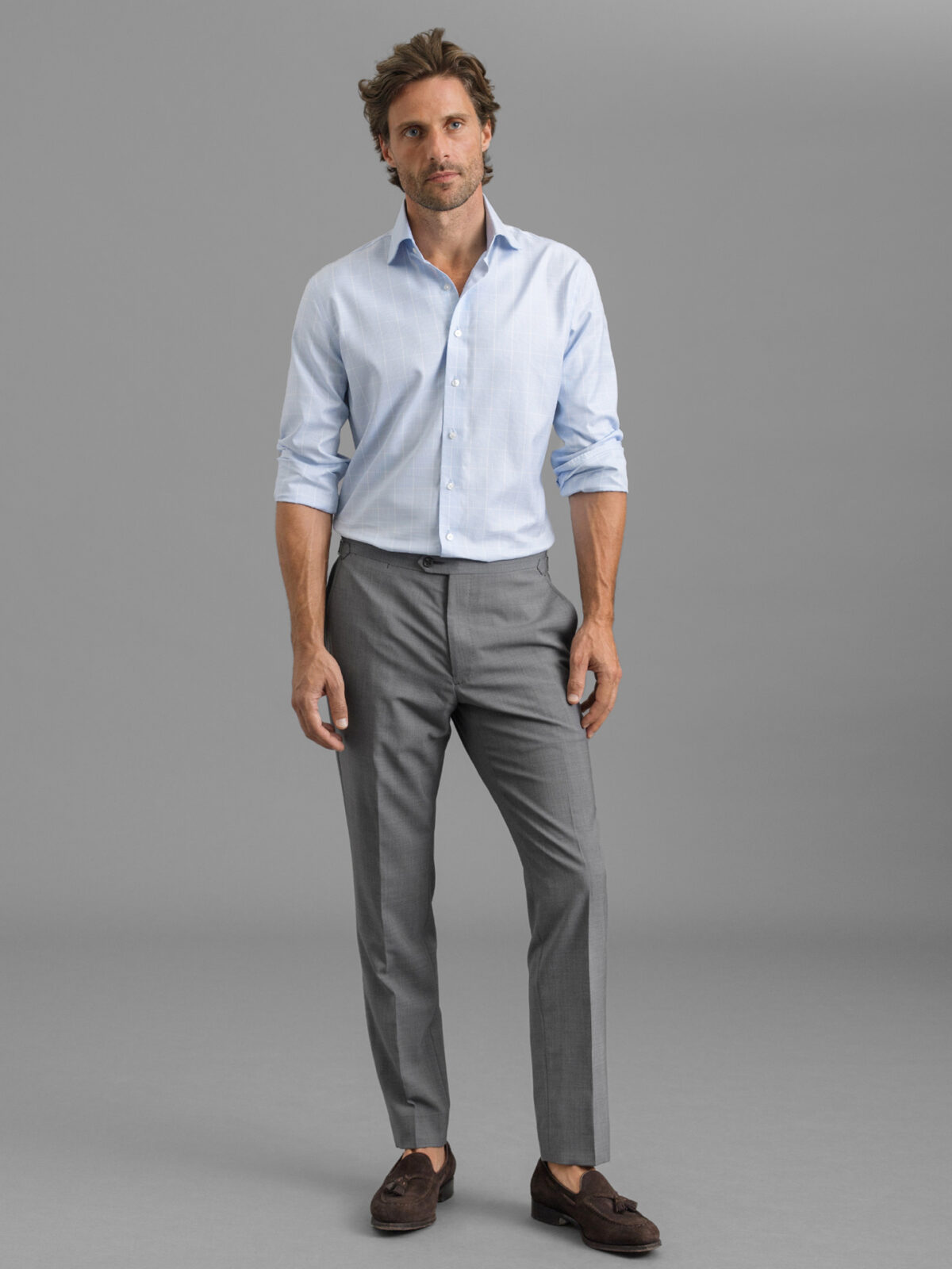 16+ Fantastic What Color Shirt Goes With Light Gray Pants Photos | Mens  fashion suits, Mens outfits, Formal men outfit