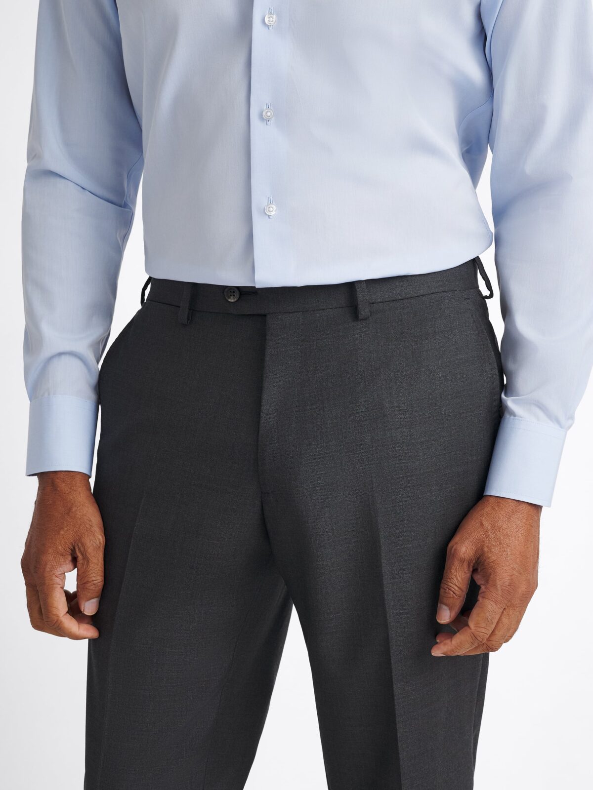 grey morning dress Men's Wool Dark Grey Vest + Matching Dress Pants Set + Any Color Shirt —  MensUSA