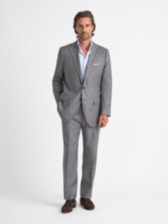 Loro Piana Fabric S150s Light Grey Allen Suit - Custom Fit