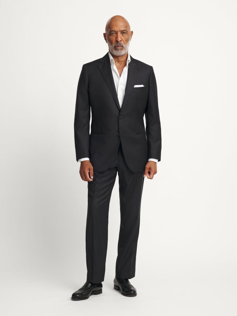 VBC Charcoal S110s Wool Dover Suit Thumb Detail