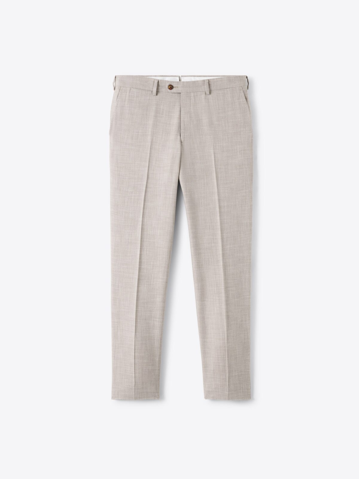 beige dress pants men Haggar Premium Stretch Dress Pants in Oatmeal main image 0