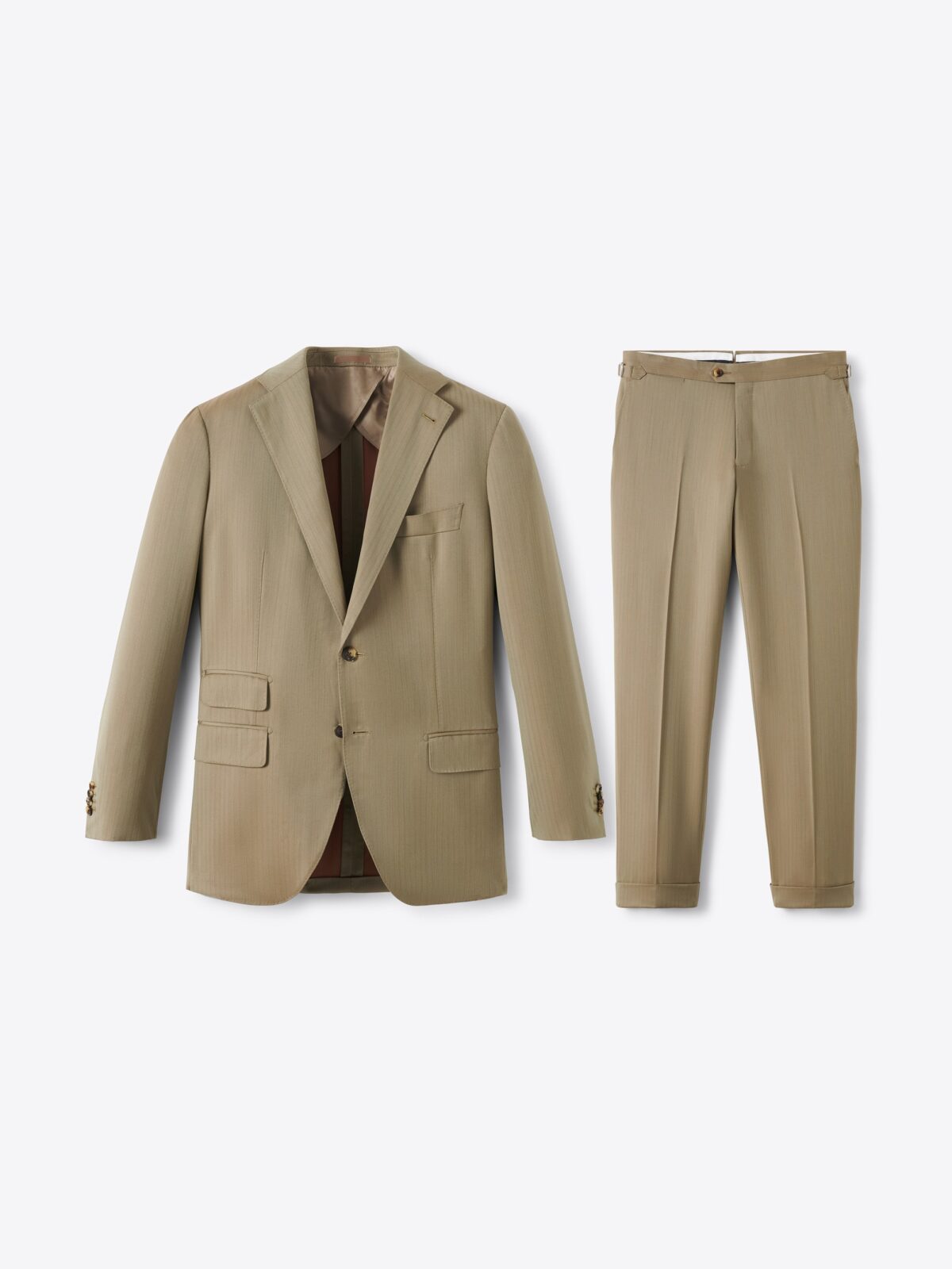 Drago S130s Solaro Bedford Suit - Custom Fit Tailored Clothing