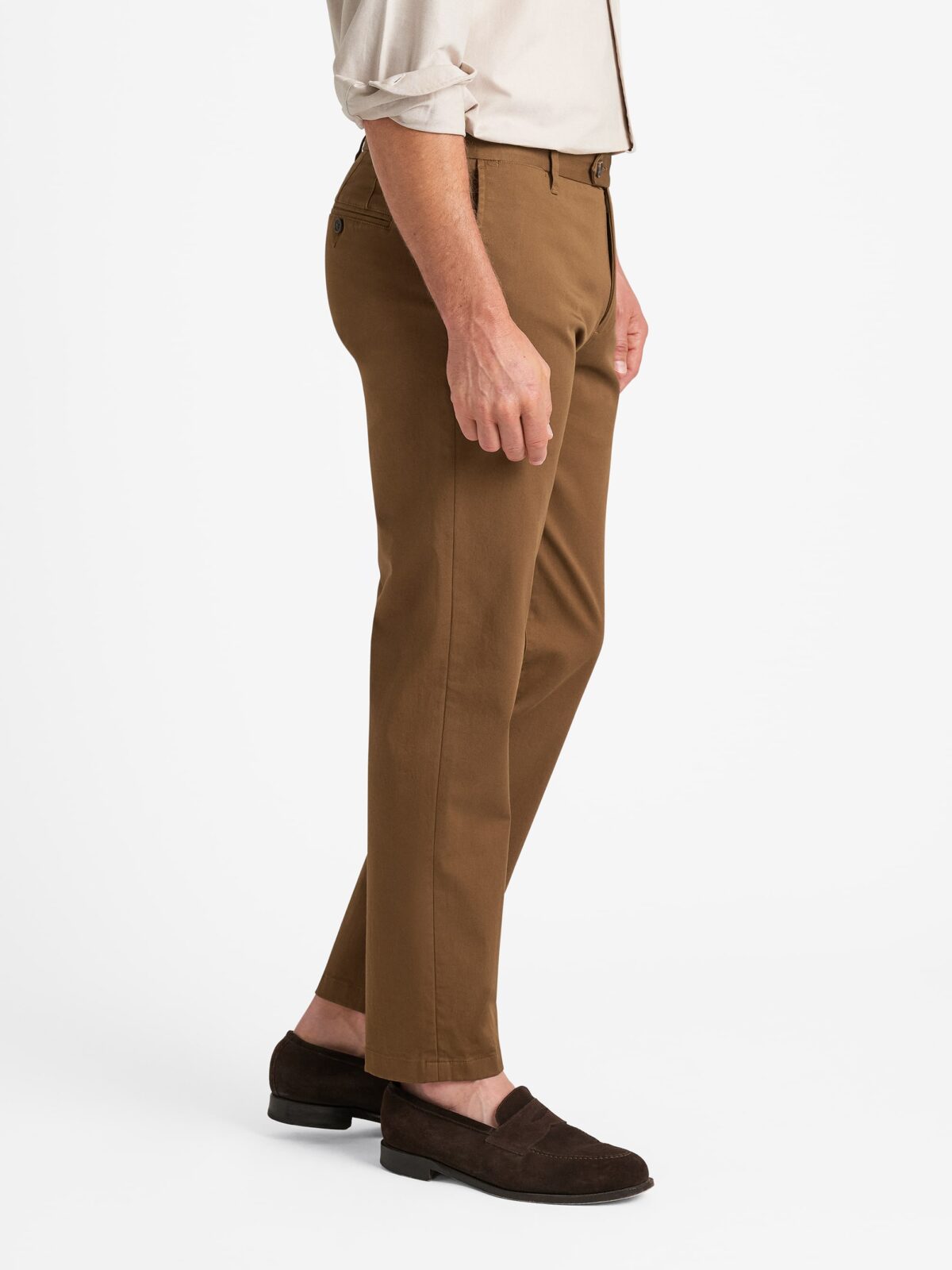 what is a chino tobacco di Sondrio Tobacco Stretch Cotton Chino