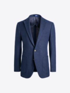 Shop Navy Summer Basketweave Stretch Bedford Jacket