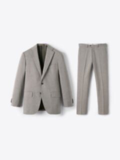 Shop Drago Taupe Tropical Wool S130s Allen Suit