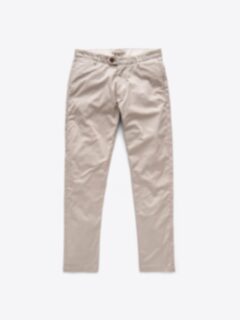 Shop Pale Khaki Cotton 4 Way Stretch Twill Chino