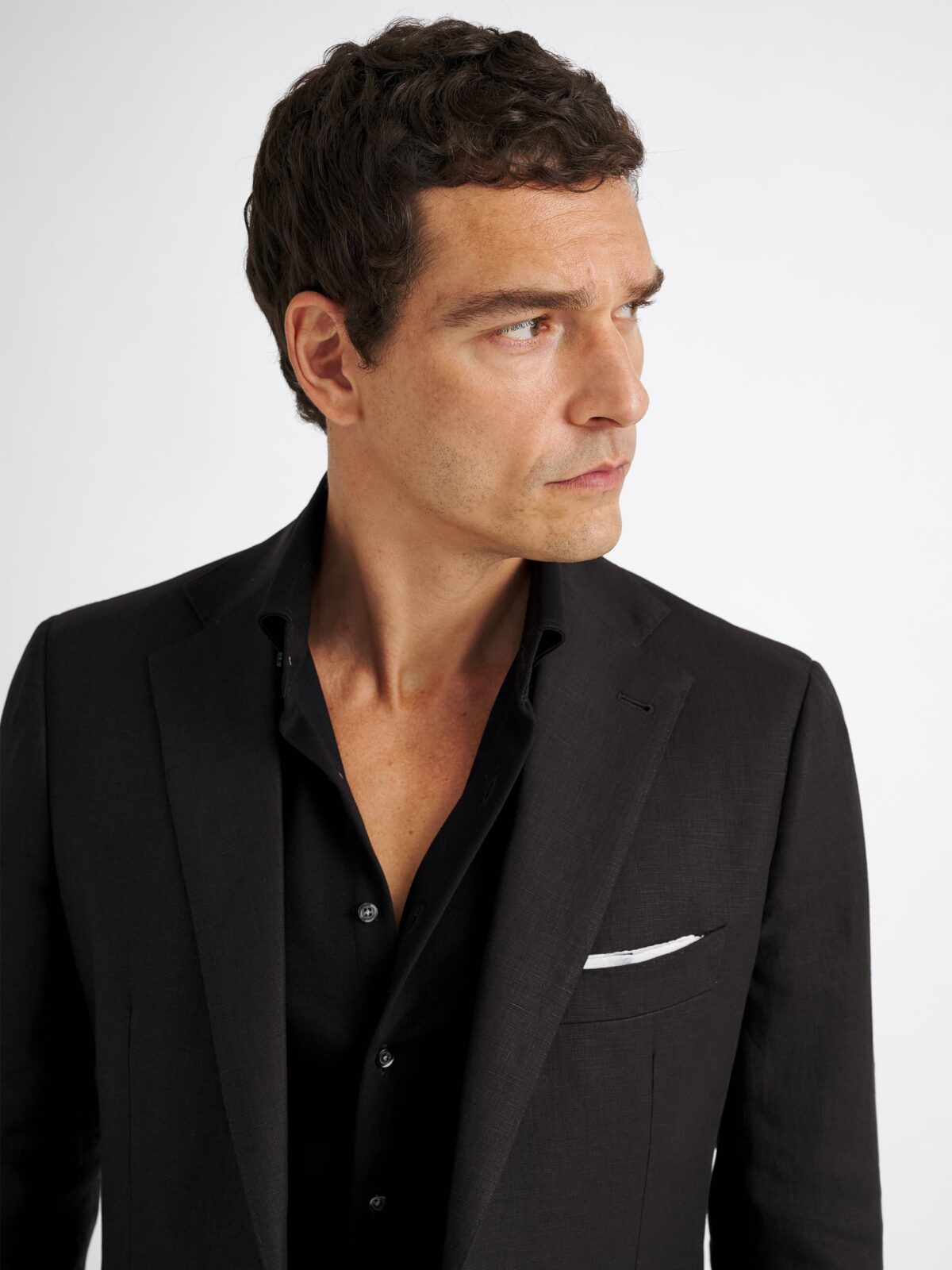 black dress coat for men MICHAEL KORS BLACK SUIT SEPARATES JACKET – Miltons main image 1
