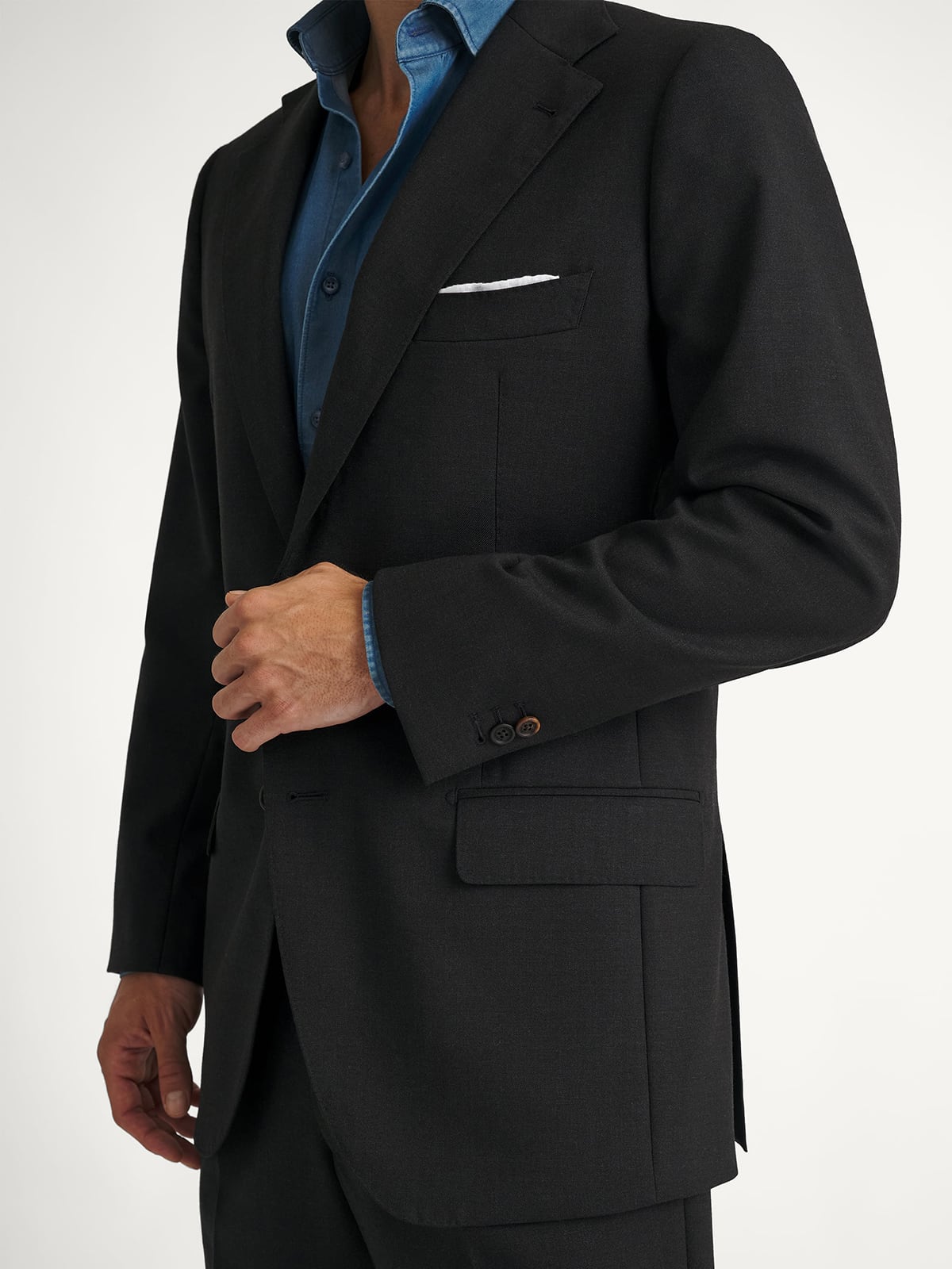 slim fit dress slacks NYD711 Series 2-Piece Slim Fit Simple Designed Navy Suit
