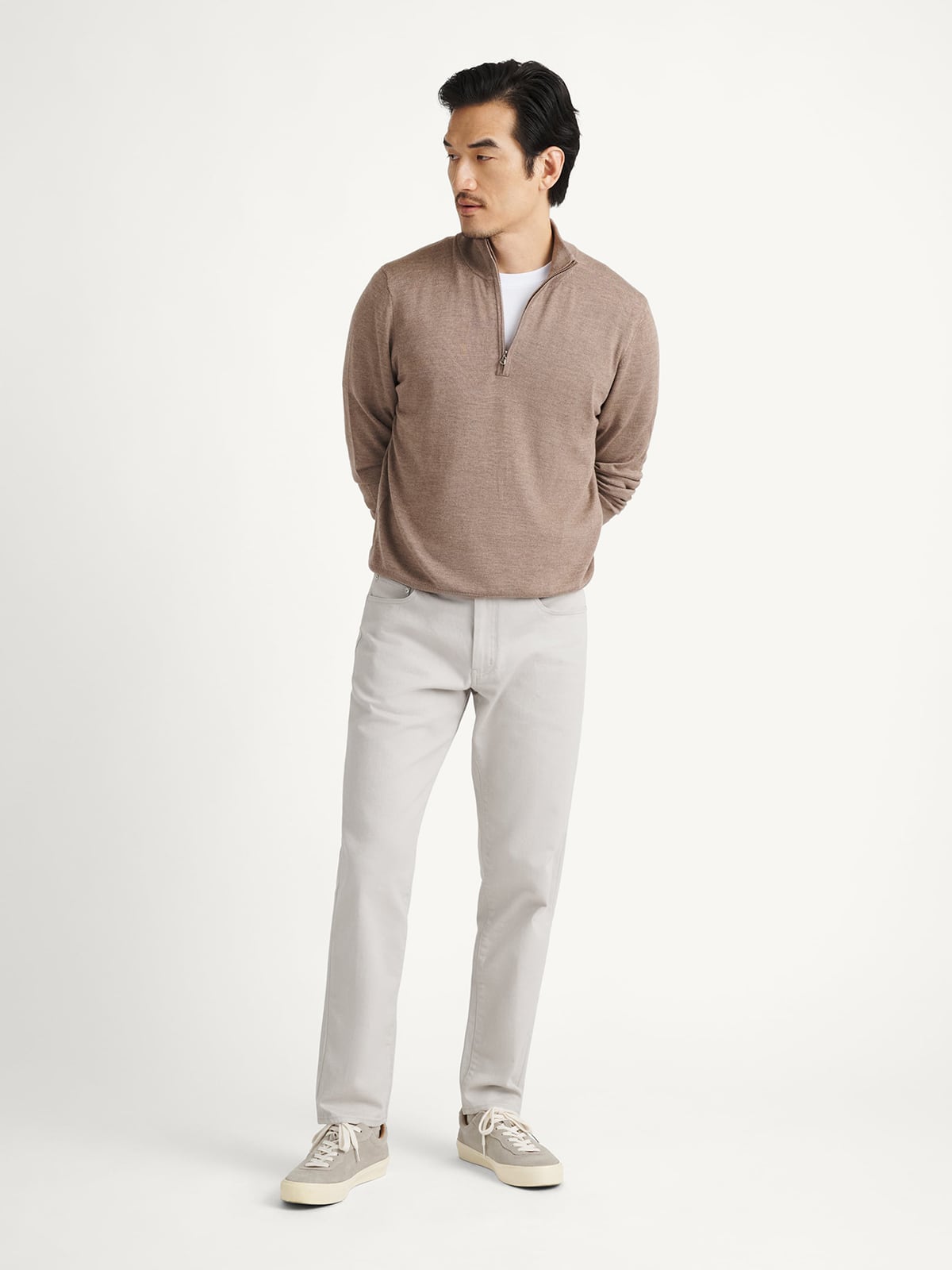 Stone Italian Stretch 5-Pocket - Custom Fit Pants