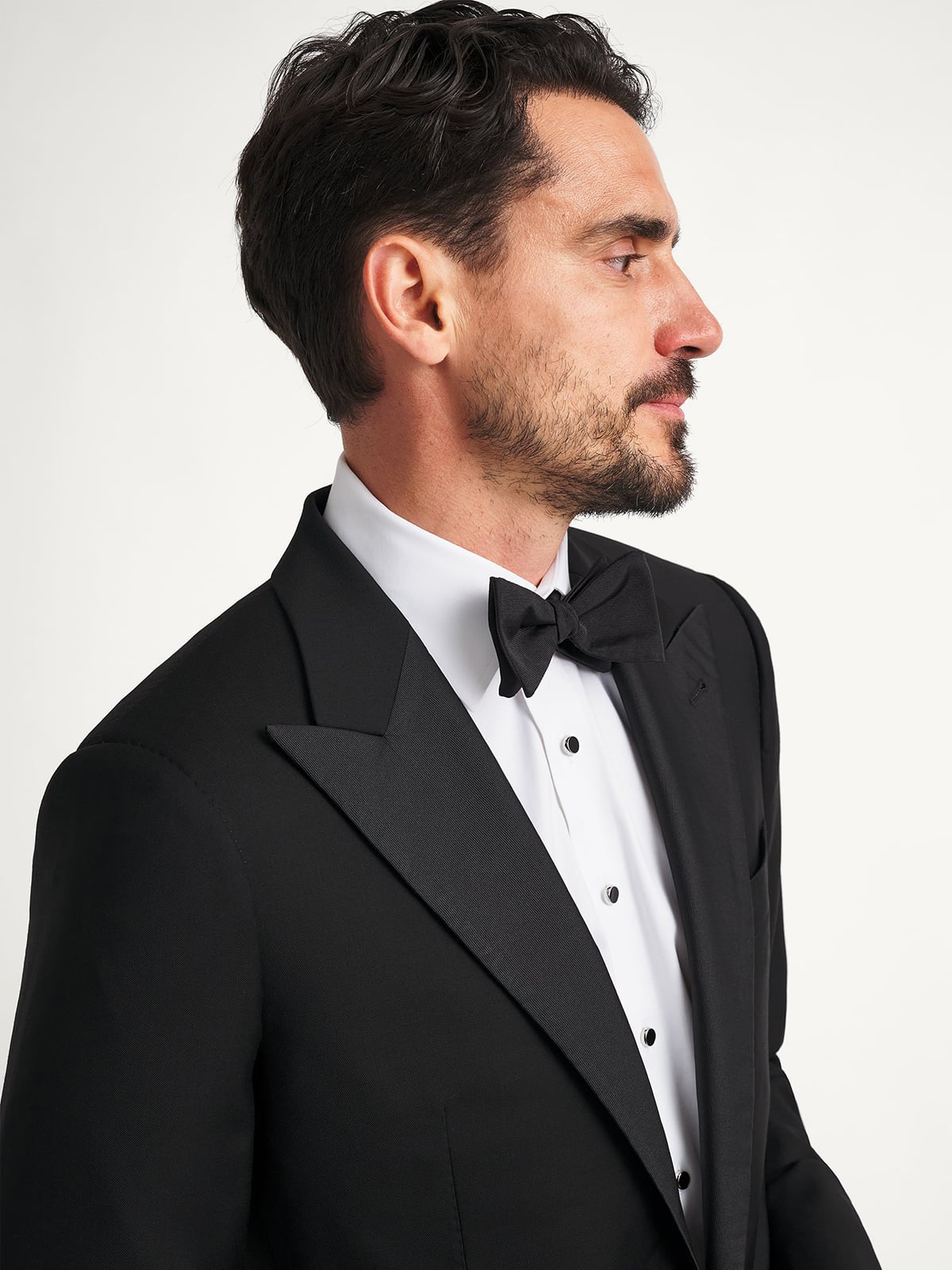 white christmas dresses Alessandro Vitello by Renoir Classic Fit Tuxedo Peak Lapel Full Dress Suit 201-1FD 42l main image 0