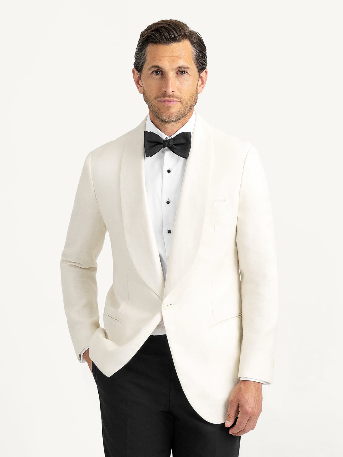 long white dress jacket Elegant White Aline Midi Dress with Jacket