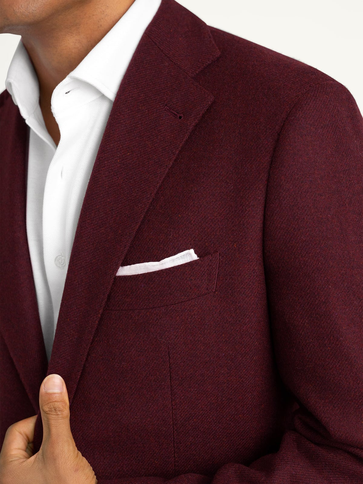 burgundy dress jacket Couture 1910 Athens Burgundy Suit Jacket (Separates) 44R Slim