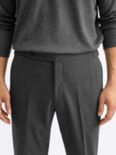 Grey Wrinkle-Resistant Dress Pant - Custom Fit Tailored Clothing