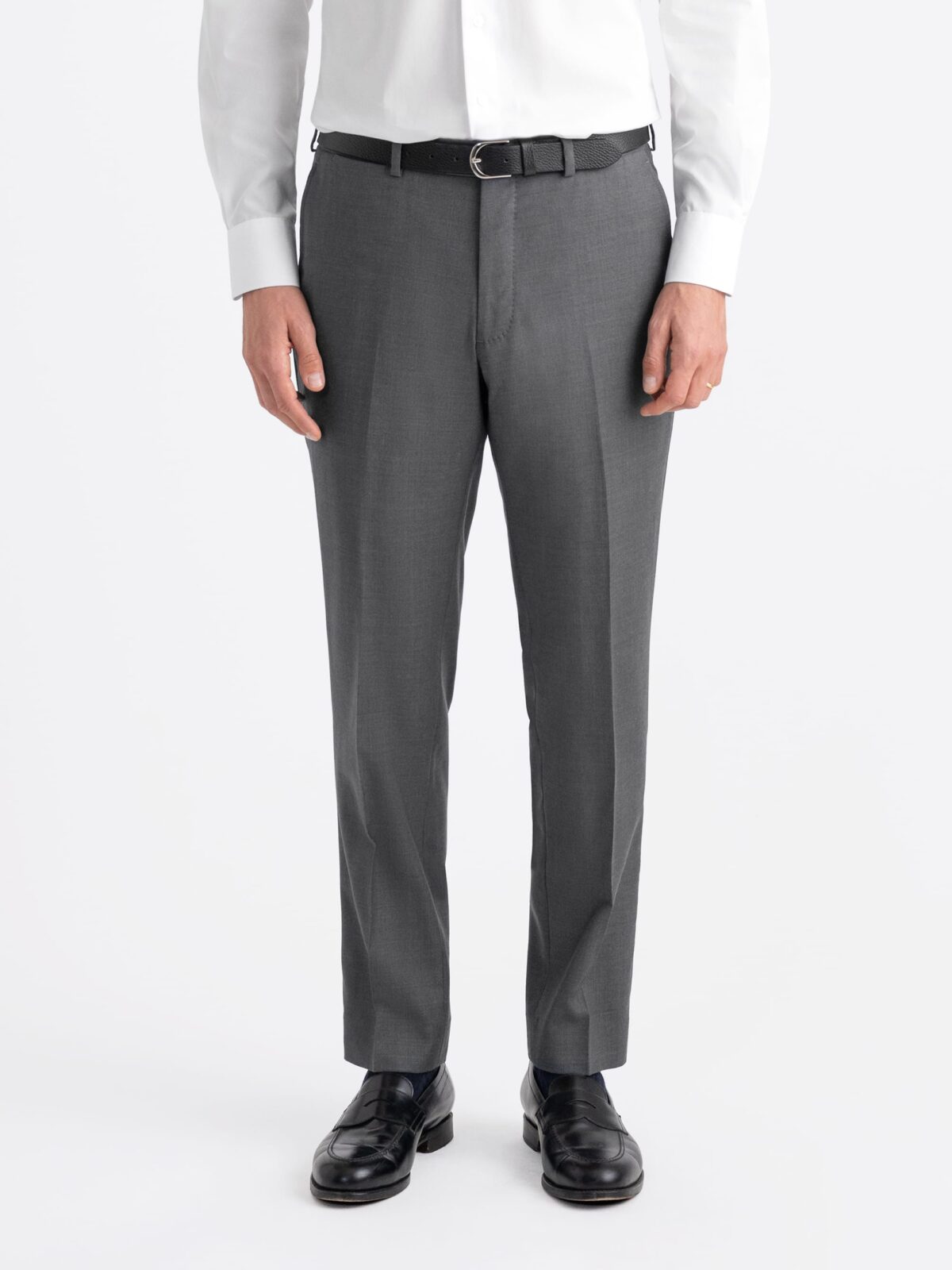 Grey Wool Dress Pant - Custom Fit Tailored Clothing