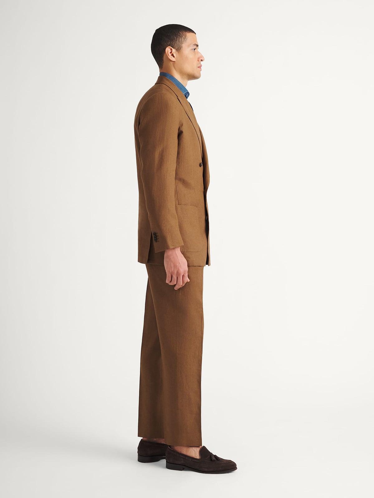tobacco suit A Brief Overview of LinenTrends, Mills, Swatches and Color Undertones Tobacco Fresco - Neo 2