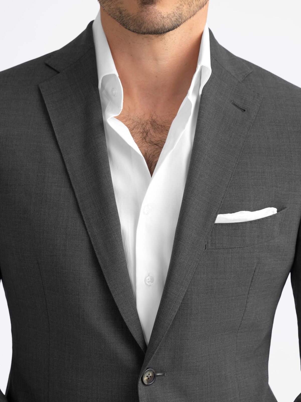 Grey Stretch Wooster Suit - Custom Fit Tailored Clothing