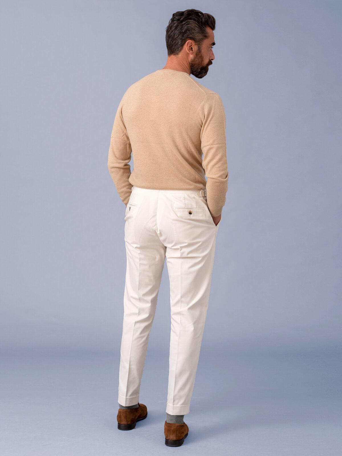 Off White Color Cotton Trouser Pants for Men – Punekar Cotton