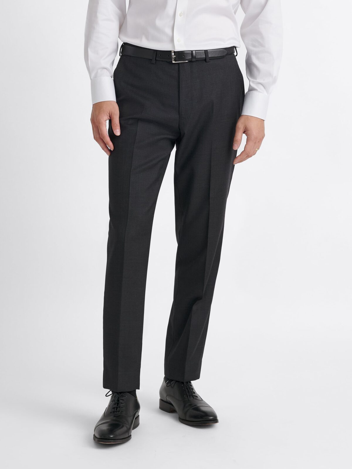 Charcoal Wool Dress Pant - Custom Fit Tailored Clothing