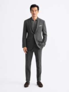 Grey Wrinkle-Resistant Dress Pant - Custom Fit Tailored Clothing