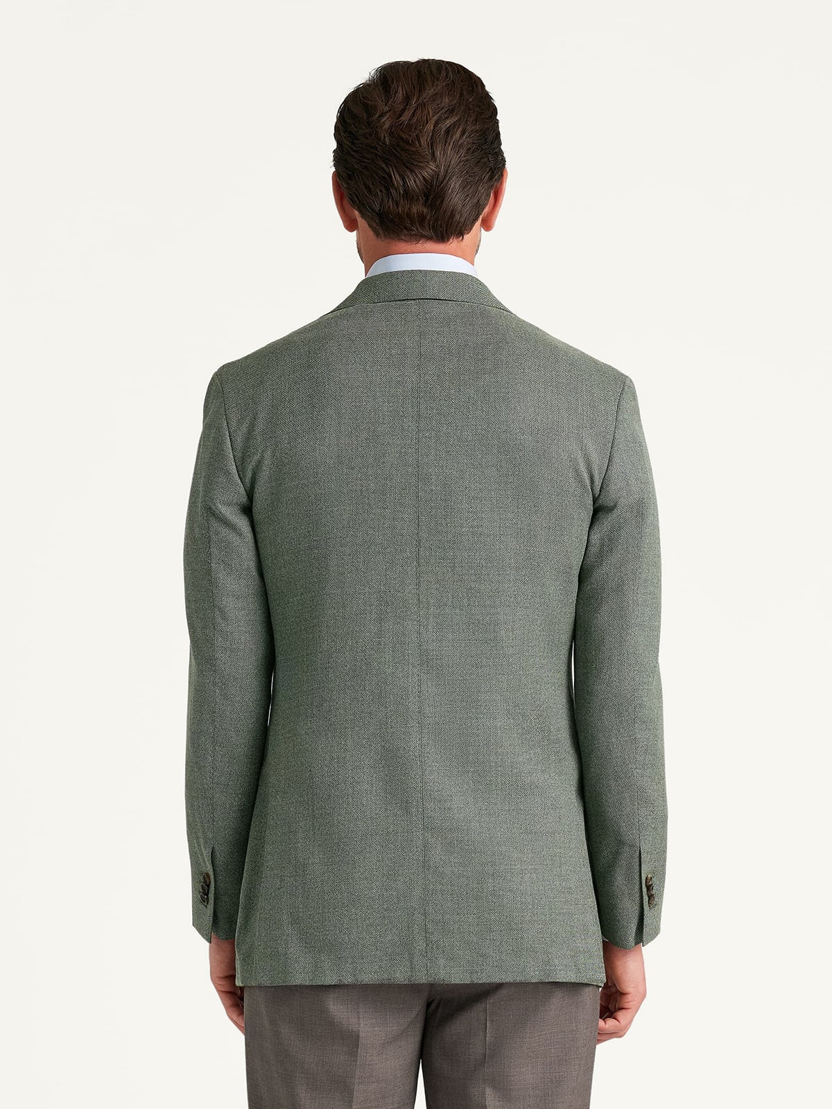 Reda Sage Hopsack Bedford Jacket - Custom Fit Tailored Clothing