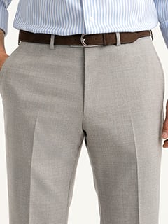 black dress shirt with brown pants ANOTHER ASPECT - ANOTHER Suit Pants 1.0, Brown