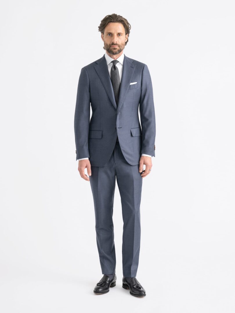 Loro Piana Fabric Slate S150s Mercer Suit Thumb Detail