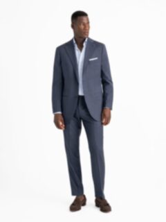 Loro Piana Fabric Navy Tropical Wool Suit - Custom Fit Tailored