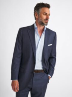 Loro Piana Fabric Slate S150s Allen Suit - Custom Fit Tailored