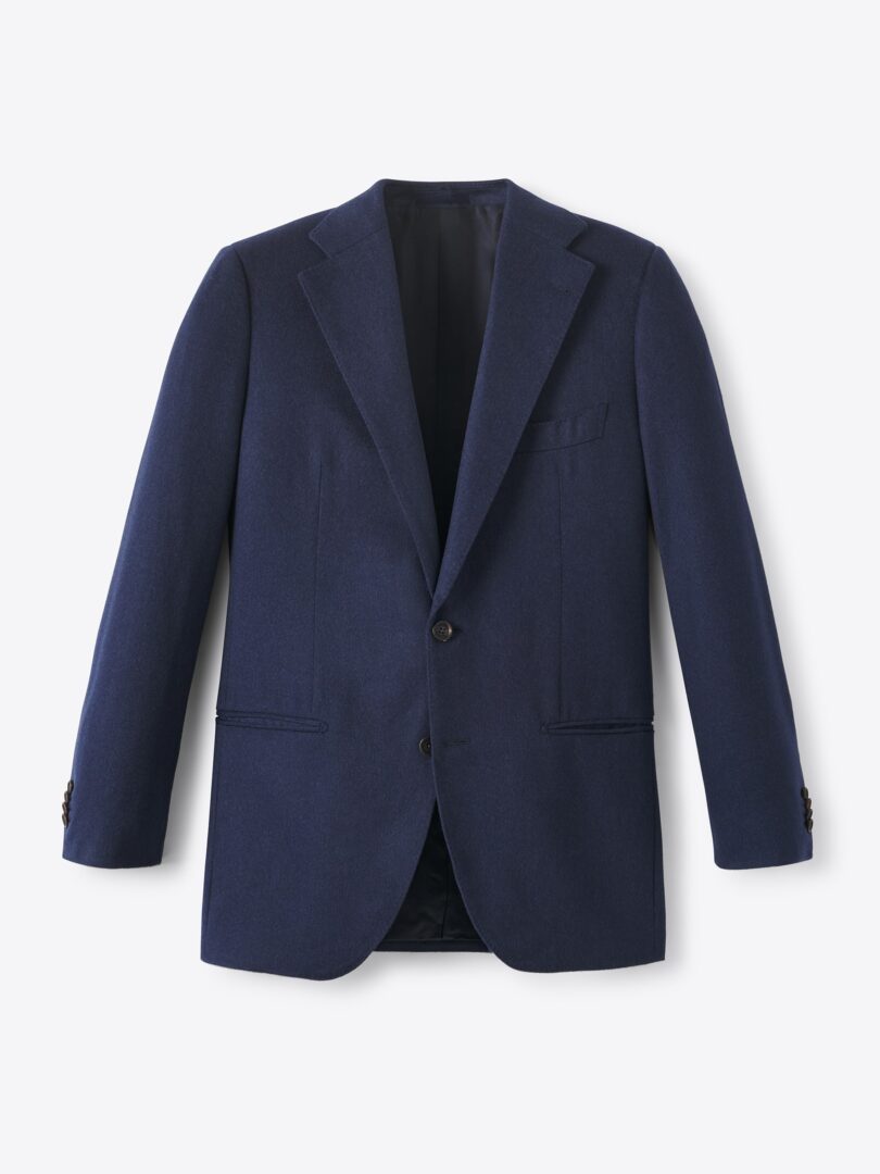 Men’s Tollegno Navy Camelhair Jacket Thumb