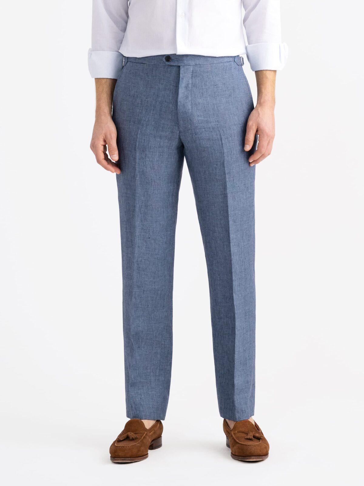 Slate Irish Linen Dress Pant