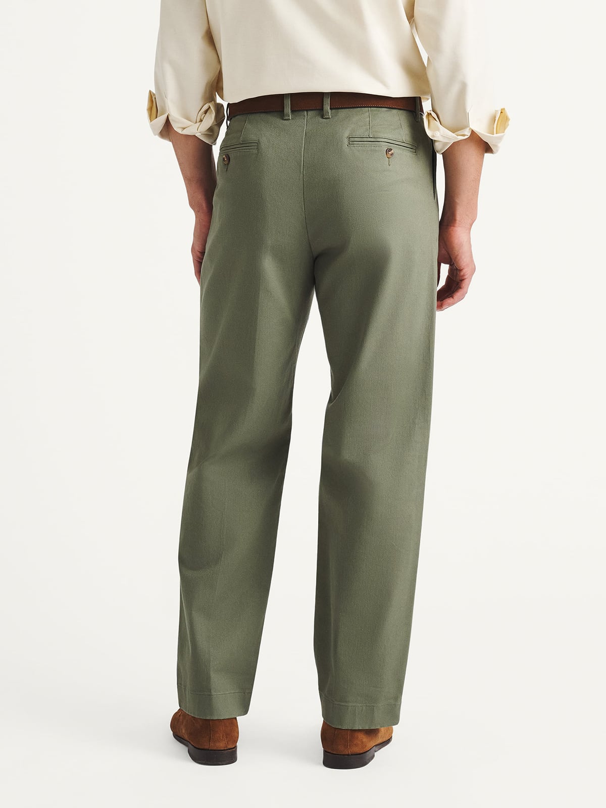 Double Pleated Japanese Fatigue Heavyweight Stretch Chino - Custom