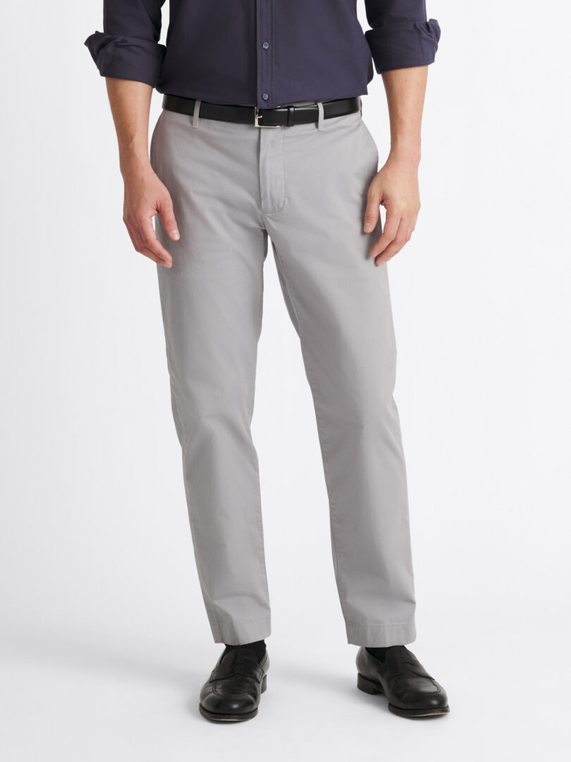 Grey Peached Non-Iron Stretch Chino Thumb Detail