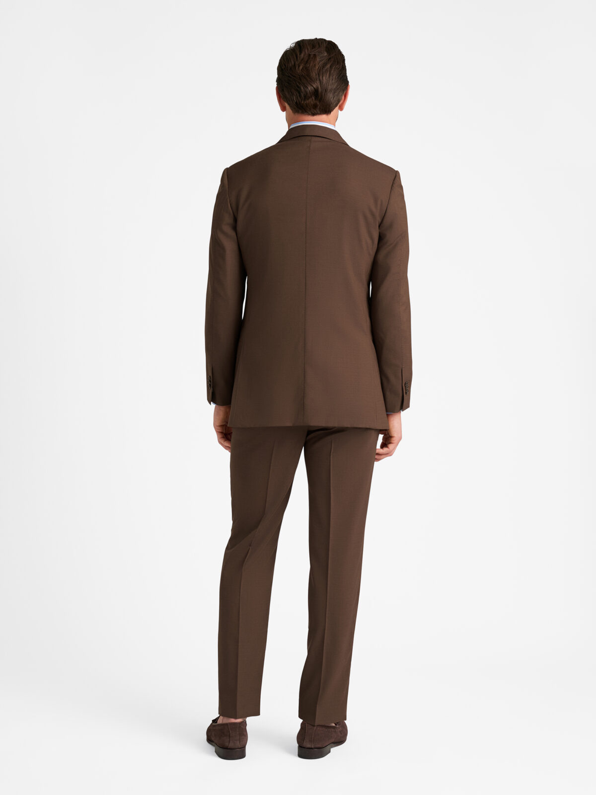 Drago Tobacco S130s Tropical Wool Suit - Custom Fit Tailored Clothing