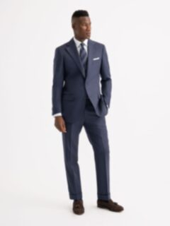 【UNITED ARROWS】NAVY WOOL×MOHAIR 3B SUIT Navy Wool/Mohair Fresco Neo Cut Suit | SPIER & MACKAY