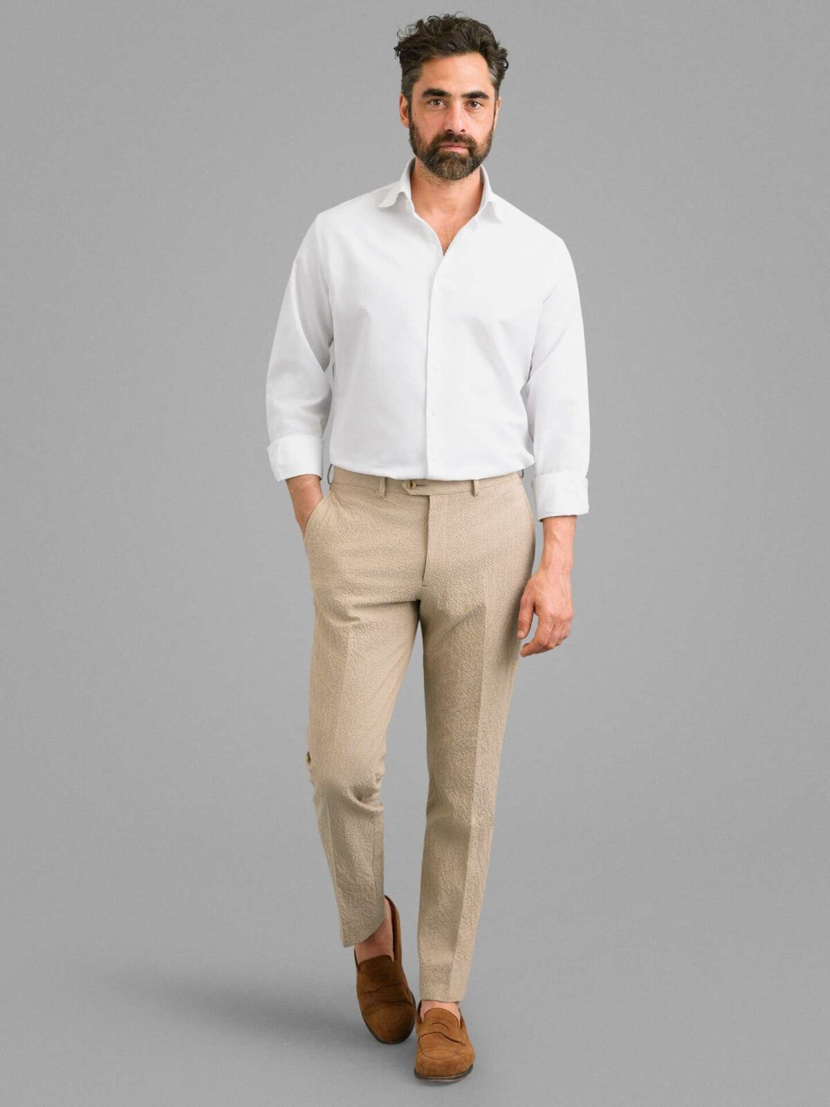 Cotton Linen Blend Retro Elegant Men's Outfits Casual Short - Temu